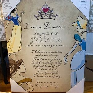 Large Disney Princess Canvas